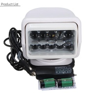 Wholesale Manufacturer 50W LED Remote Control Searchlight Car Marine Remote Strong Light Search Ligh