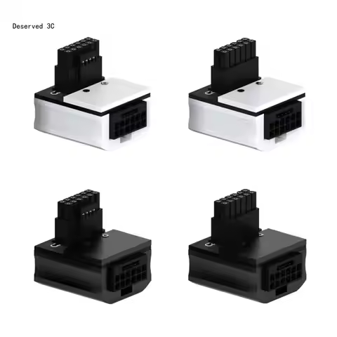 Durable 12VHPWR 12+4 Pin Connector Power Adapter for TUF4090/TUF4080/TUF4070T Graphics Card Supports