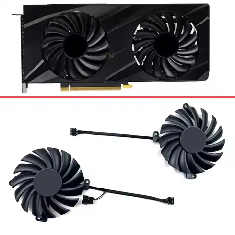 NEW Cooling Fan 85mm 4pin CF-12910S For PNY GeForce RTX3060 3060ti VERTO Dual Fan Graphics Card Repl