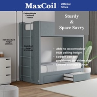 MaxCoil Dixon Bunk Bed | Available in Single/ Super Single (Mattress not included)