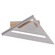 BAIRUITE | Stainless Steel 90 Degree and 45 Degree Triangular Ruler