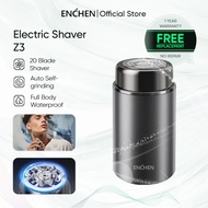 Enchen Z3 Mesin Cukur Janggut Mini Electric Shaver Portable Shaver Machine Full Body Wash Shaver Man