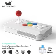 DATA FROG Y5A Arcade Stick for Switch Windows Arcade Fight Stick Support Bluetooth 2.4G Receiver and