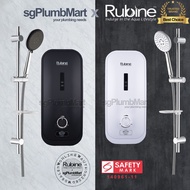 Rubine x sgPlumbMart RWH 1388 Black White Instant Water Heater RWH-1388B / RWH-1388W
