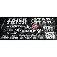 Sticker decals replacement BMX HUTCH pro raider trick star trick star 2