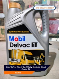 Mobil Delvac 1 5w40 5w-40 Fully Synthetic Diesel Engine Oil