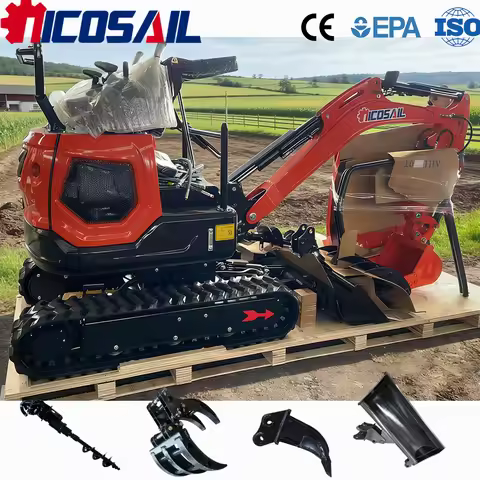 Custom Mini 1.8 Ton Excavator Euro 5 Engine CE Certified Compact Digger for Construction and Farm Us