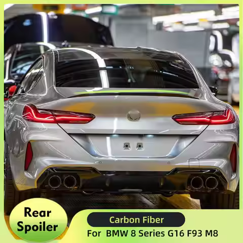 Prepreg Dry Carbon Car Rear Trunk Spoiler for BMW 8 Series G16 840i M850i F93 M8 Gran Coupe 2019-202