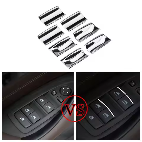 Car Window Switch Button Trim Cover for BMW 1 2 3 4 5 7 Series X1 X2 X3 X4 F20 F22 F30 F31 F34 F32 F
