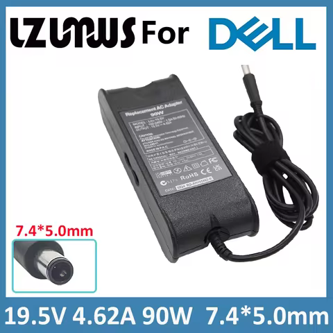 19.5V 4.62A 90W 7.4*5.0mm Laptop adapter For Dell E4300 E5410 E6320 E6400 E6430 3521 inspiron n5110 