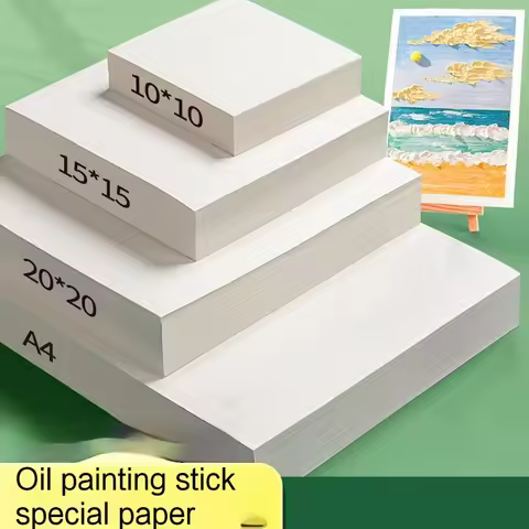 200GSM Oil Pastel Paper Oil Painting Stick Special Paper Blank Drawing A4 Chalk Coloring Crayons Pai