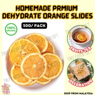 50G HOMEMADE DRIED PRIMIUM ORANGE SLICES DETOX FRUITS TEA OR CHRISTMAS CRAFT DECORATION DEHYDRATED