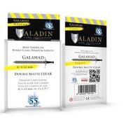 55 Paladin Mini American double matte card sleeves ("Galahad") 41x63mm (Defective, Out of Print)