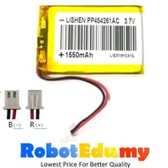 3.7V 1500mAh 1550mah 0.5c 454261 Rechargeable LiPo Li-Po Battery GPS