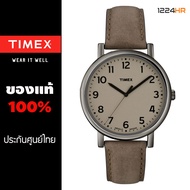 Timex T2N957 Easy Reader นาฬิกา Timex ข้อมือสำหรับผู้ชาย สายหนัง ของแท้ รับประกันศูนย์ไทย 1 ปี