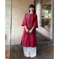 Thanh Lieu Ao Dai | Mir.byhi | Traditional linen ao dai CNY Vietnam