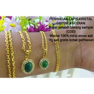 Acc Gold Plated Crystal Necklace Gold Plated Crystal Necklace K14