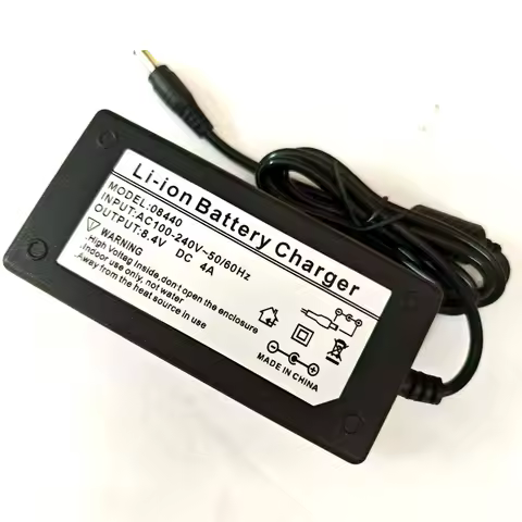 8.4V 2A 3A 4A 5A Lithium-ion Battery Pack Charger DC 5.5mm×2.1mm