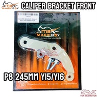 MAGIC BOY CNC ALLOY CALIPER PUMP P9 P8 P34 P4 CALIPER BRACKET 2POT 4POT RS150 RSX150 NVX WAVE125 Y15