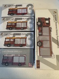 Tiny FSD Man Scania 細搶 消防車