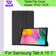 Samsung Galaxy Tab A 10.1 2019 Trifold PU Leather Stand Protective Flip Cover for Tablet T510 / T515