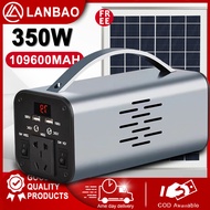 109600mAh Outdoor 220V 350W Portable Solar Generator Fast Charge Large Capacity Power Station with S