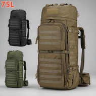 Hot Sale 75L Bag Outdoor Hiking Hiking Sports Equipment Camouflage Backpack Molle Backpack System