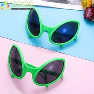 SUBEI Kids and Adults Aliens Costume Glasses Halloween Alien Sunglasses Green Alien Glasses Christma