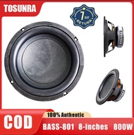 TOSUNRA 8 inches instrumental speaker amplifier 800W 4Ohms Modified Woofer Speaker Car audio BASS-80