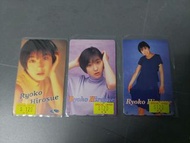 九十年代  日本原裝正版廣末涼子電話卡一套3張