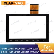 For Mitsubishi Outlander 2019-2022 8 Inch Touch Screen Digitizer MK3 SAT NAV 8740A098 8740A103 Radio