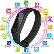 M2 Smart Wristband OLED Touch Screen Heart Rate Monitoring Pedometer Smart Watch