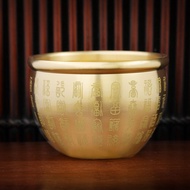 Brass Laser Baifu Cylinder Laser Baifu Cup Desk Decoration Study Decoration Rice Cylinder Fortune Co