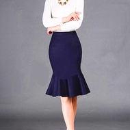 Body-hugging fishtail skirt - VannhShop women's office fashion MS009