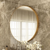 Wall Hanging Mirror Self-Adhesive Bathroom Wall Mirror Toilet round Mirror round Cosmetic Mirror Bathroom Mirror