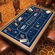 Felt mat 70 x 120 cm, 80 x 120 cm with Poker anti-slip plastic pad, Poker tablecloth, Poker mat