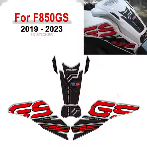 F850GS Motorcycle 3D Epoxy Resin Protection Tank Pad Stickers Tank Decals For BMW F850GS F850 F 850