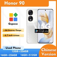 Used Phone Honor 90 5g Android Smartphone Original Screen 256GB ROM Free Shipping ODGN