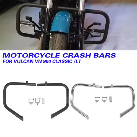 For KAWASAKI Vulcan 900 Custom VN900 Classic LT 2006-2023 VN 900 Highway Crash Bars Engine Guard Bum