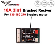 DUMBORC 3in1 Reciver 2.4GH 10A 5V/2A 2S LiPo BEC With Gyro Light Controlle For RC Vehicle Car Boat