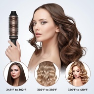 UKLISS Hair Styler 3-In-1 Thermal Brush Hot Air Comb Curling Iron Straightener Brush Hair Brush