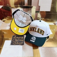 47 Brand AFRAME cap Athletics white green snapback