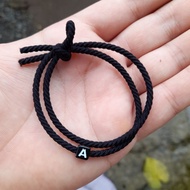 Initial name bracelet Initial bracelet Letter bracelet Rubber bracelet Bracelet TALI