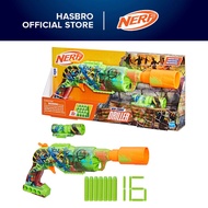 Nerf Zombie Driller Dart Blaster 16 Nerf Elite Darts Rotating 5 Dart Cylinder Removable Scope Outdoor Games Ages 8+