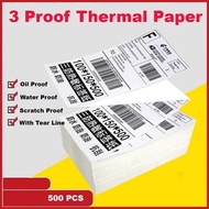 A6 Thermal Paper Label Sticker Thermal Printer Thermal Sticker Air Waybill Consignment Note Barcode Sticker 100*150mm