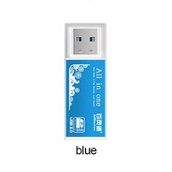 4 In 1 USB2.0 Portable Mobile Card Reader for SDHC Micro SD TF MMC M2 MS Pro Cards