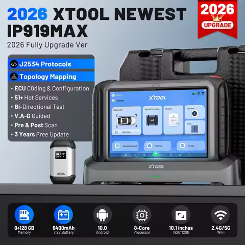 XTOOL Car Scanner Free XTOOL InPlus IP919MAX IP919PRO Car Diagnostic Tools with J2534 Programming AI