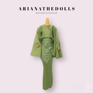 BC2402 Kurung Half Moon in Sage Green for Barbiedolls