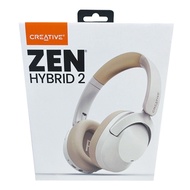 Creative Zen Hybrid 2 (Cream) Wireless Over-ear Headphones with Hybrid ANC, 51EF1140AA000