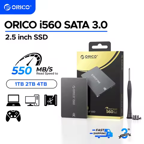 ORICO 1TB SATA SSD 2.5 Inch Internal Solid State Drive Aluminium Read Speed up to 550MB/s SATA III 6